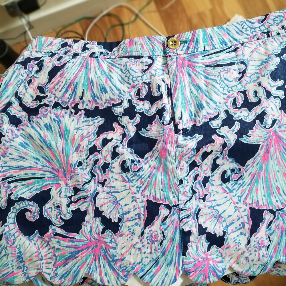 NWT Lilly Pulitzer Skort - Size 16 -Deep Sea Navy